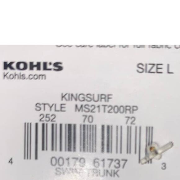 Sonoma Goods For Life Elastic Waist Swim Trunks surfing tiger print large NWTs - Picture 5 of 8